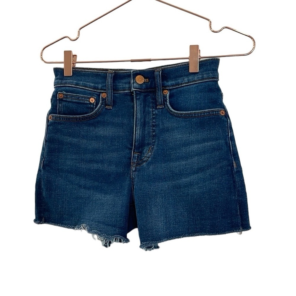 Madewell high-rise denim shorts dark wash. Size 23. NWOT